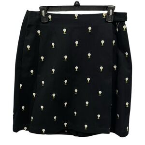 St. John Sport Golf Skort with Embroidered Balls & Tees Size 12